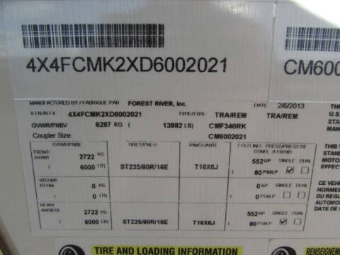 2013 Forest River COLUMBUS 3