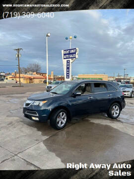 2013 Acura MDX for sale at Right Away Auto Sales in Colorado Springs CO