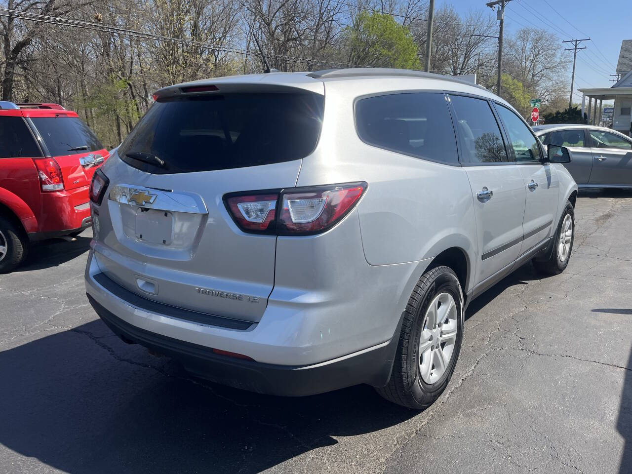 Silver 2014 Chevrolet Traverse LS LS 4dr SUV 2