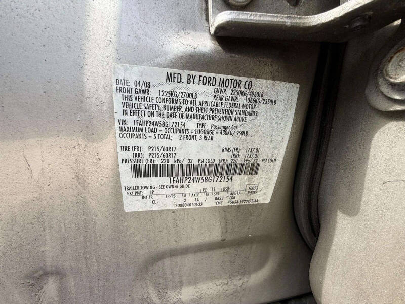2008 Ford Taurus SEL