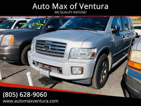 2005 Infiniti QX56 for sale at Auto Max of Ventura in Ventura CA