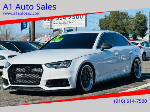 2018 Audi A4 for sale at A1 Auto Sales in Sacramento CA