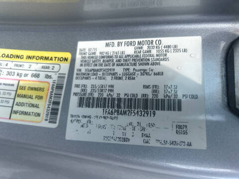 2015 Ford Mustang V6