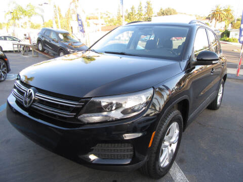 2016 Volkswagen Tiguan for sale at Eagle Auto in La Mesa CA
