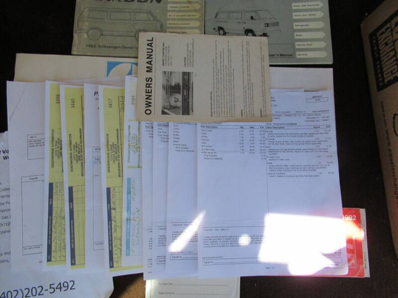 1982 Volkswagen Vanagon Camper