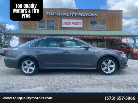 2014 Volkswagen Passat for sale at Top Quality Motors & Tire Pros in Ashland MO