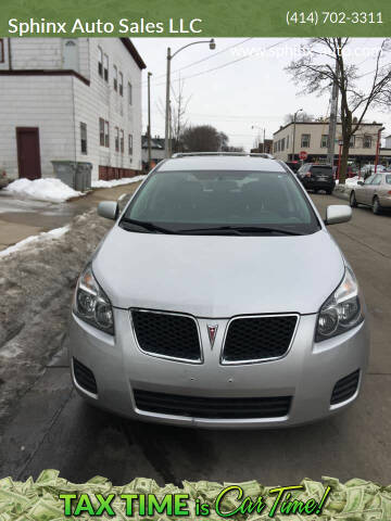2009 Pontiac Vibe for sale at Sphinx Auto Sales LLC in Milwaukee WI
