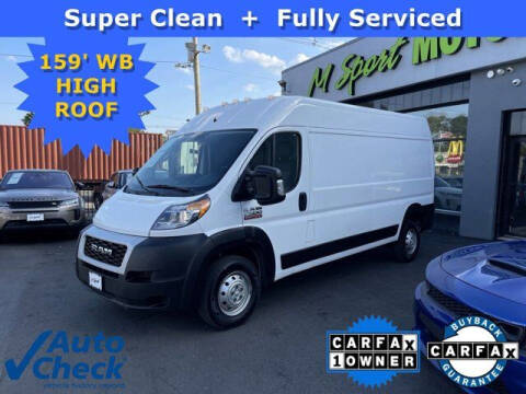 2018 RAM ProMaster for sale at CTCG AUTOMOTIVE in Newark NJ
