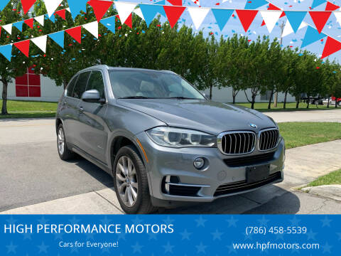 2014 BMW X5 for sale at HIGH PERFORMANCE MOTORS in Hollywood FL