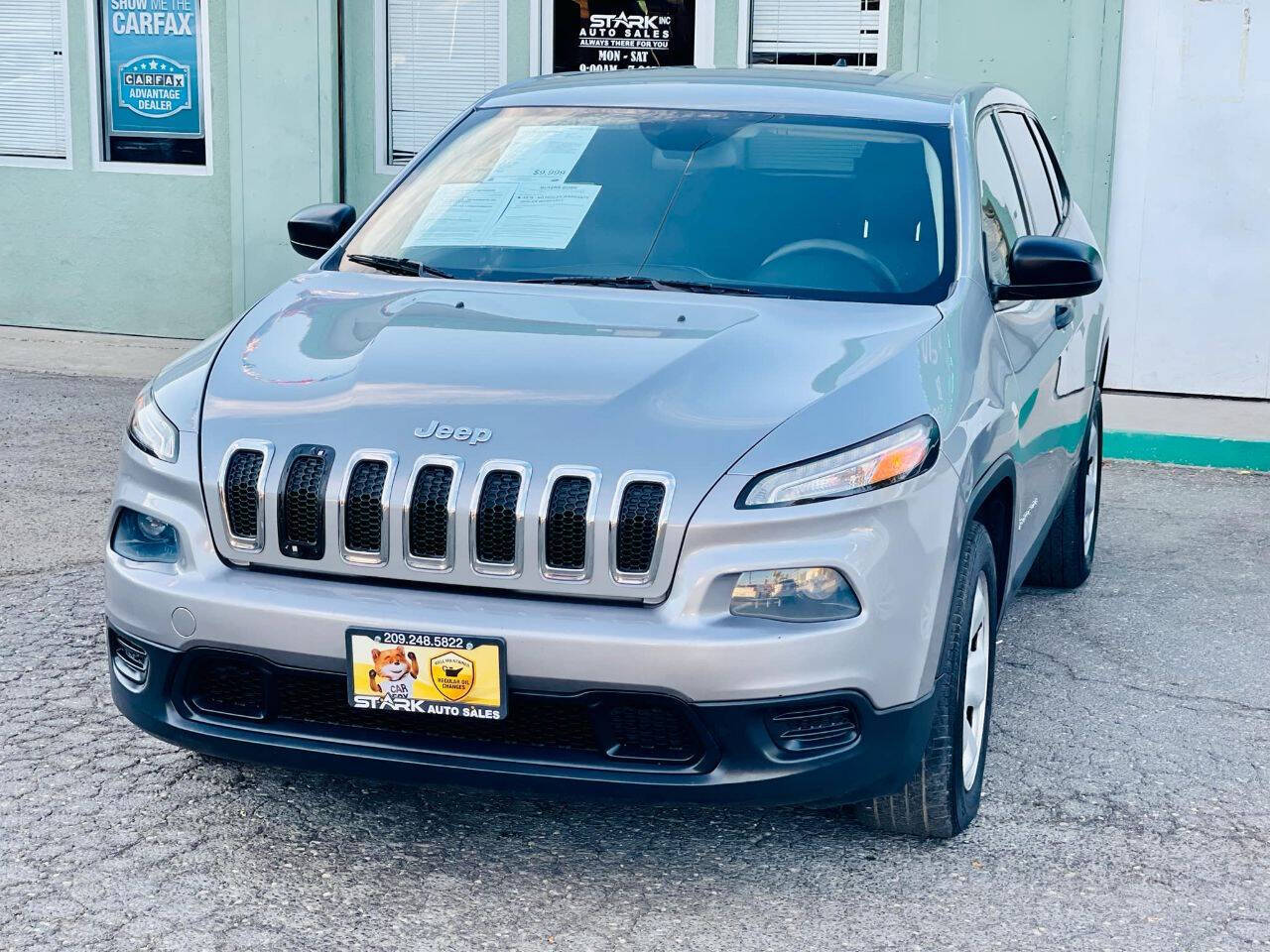 2014 Jeep Cherokee for sale at STARK AUTO SALES INC in Modesto, CA