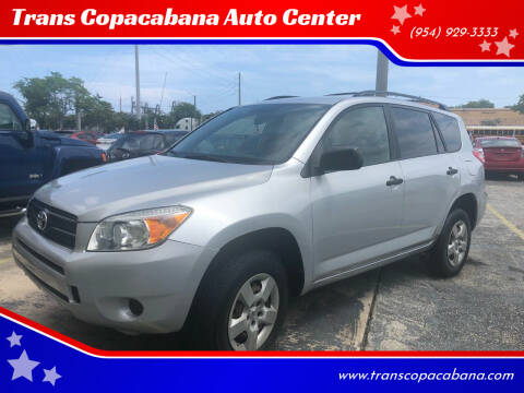 2007 Toyota RAV4 for sale at Trans Copacabana Auto Center in Hollywood FL