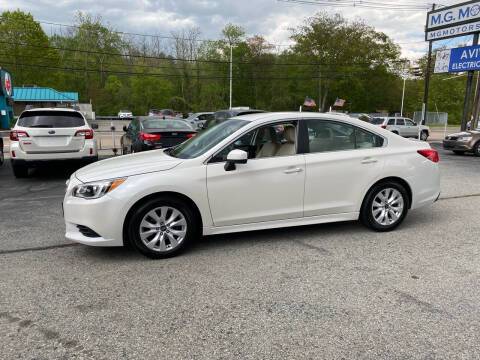 2015 Subaru Legacy for sale at M G Motors in Johnston RI