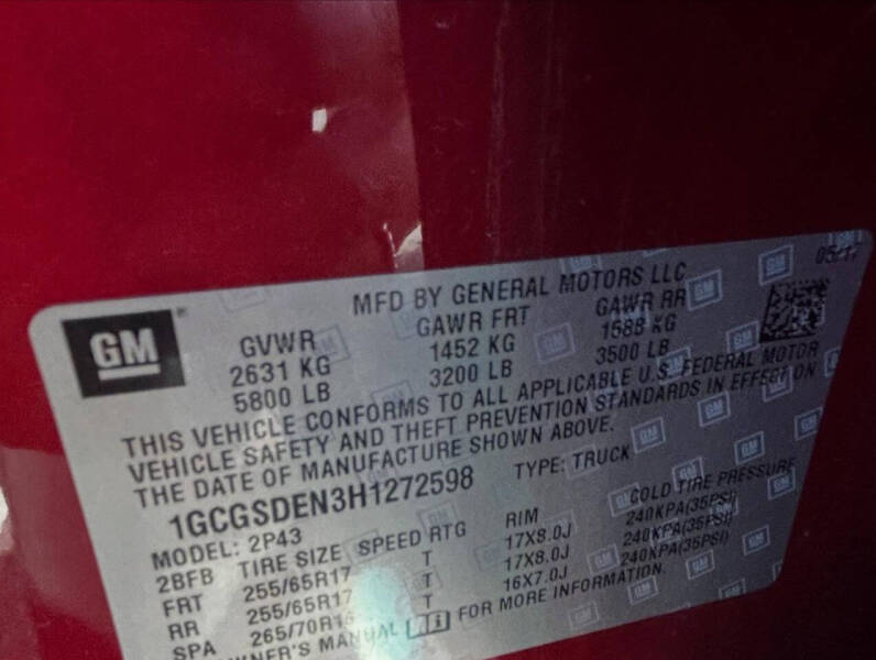 2017 Chevrolet Colorado Z71