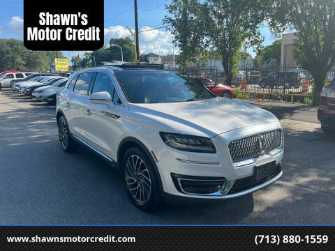 2019 Lincoln Nautilus for sale at Shawn's Motor Credit in Houston TX