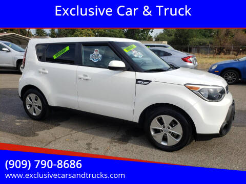 2016 Kia Soul for sale at Exclusive Car & Truck in Yucaipa CA