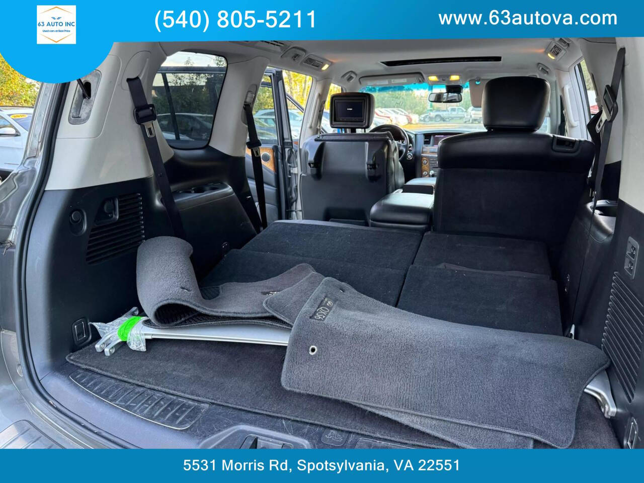 2013 INFINITI QX56 for sale at 63 Auto Inc in Spotsylvania, VA