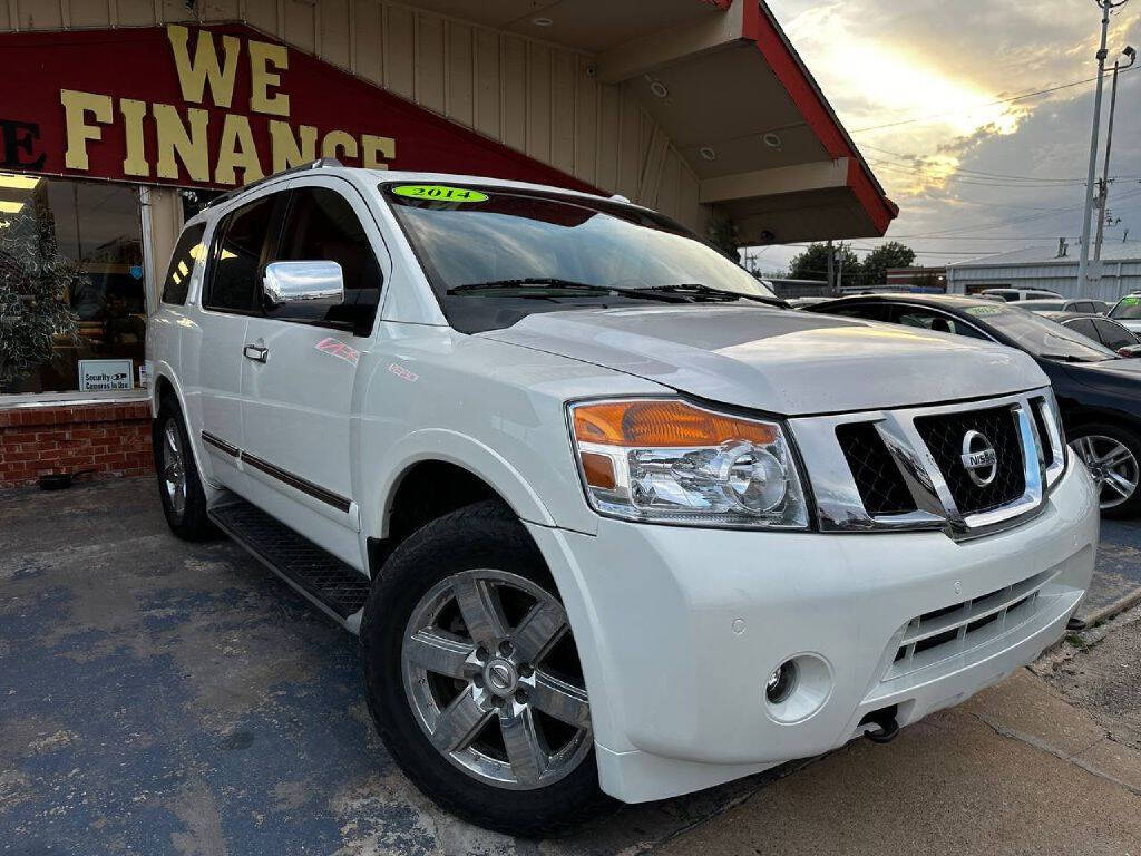 2014 Nissan Armada for sale at Caspian Auto Sales in Oklahoma City, OK