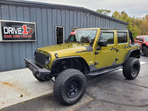2008 Jeep Wrangler Unlimited for sale at DRIVE 1 CAR AND TRUCK in Springfield OH