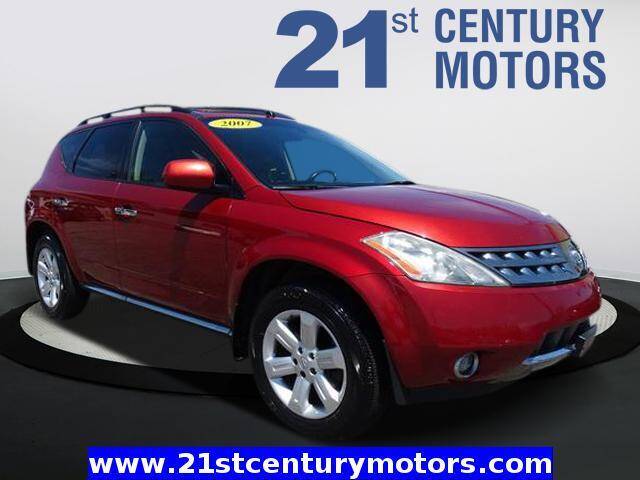 2007 Nissan Murano for sale at 21st Century Motors in Fall River MA