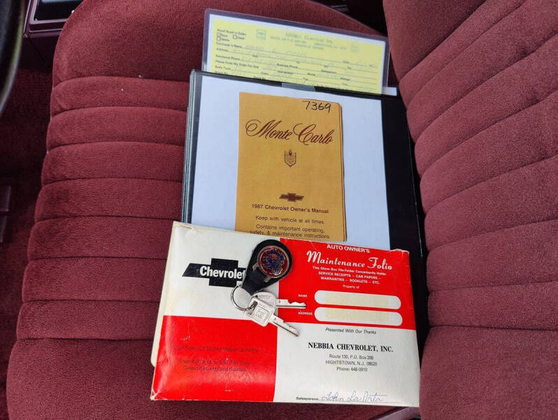 1987 Chevrolet Monte Carlo SS Aero