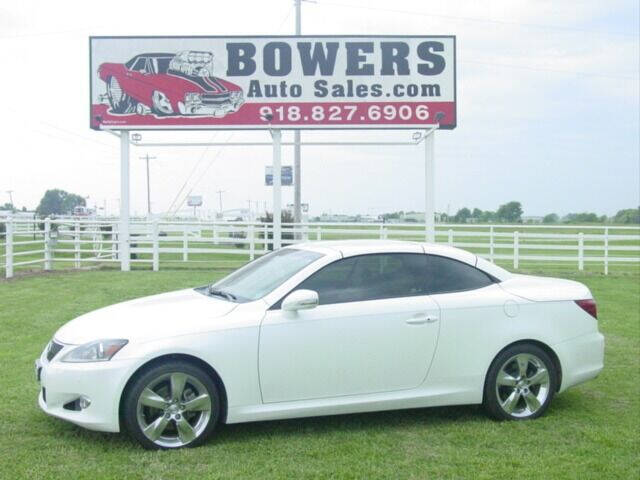 2011 Lexus IS 250C for sale at BOWERS AUTO SALES in Mounds OK