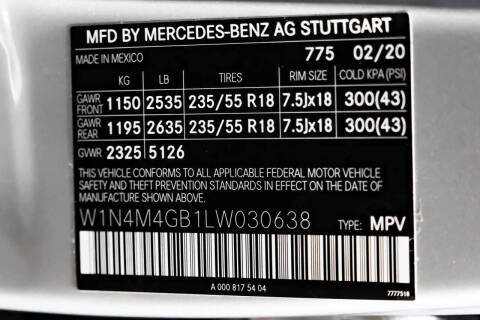 2020 Mercedes-Benz GLB GLB 250