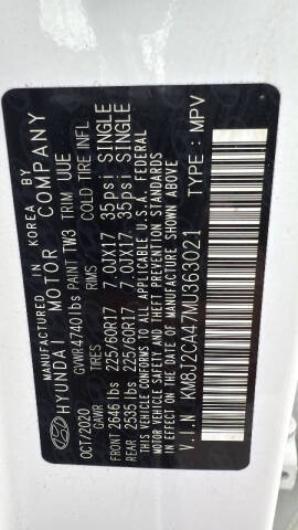 2021 Hyundai Tucson SE