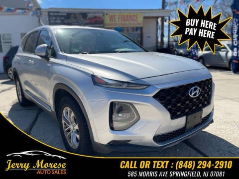 2019 Hyundai Santa Fe for sale at Jerry Morese Auto Sales LLC in Springfield NJ