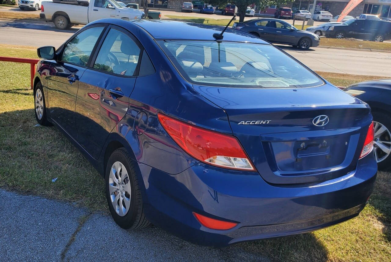 2017 Hyundai ACCENT for sale at DURANGO AUTO CENTER LLC in Tulsa, OK