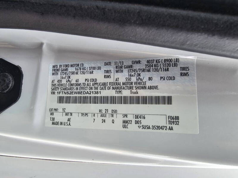 2014 Ford E-Series E-250
