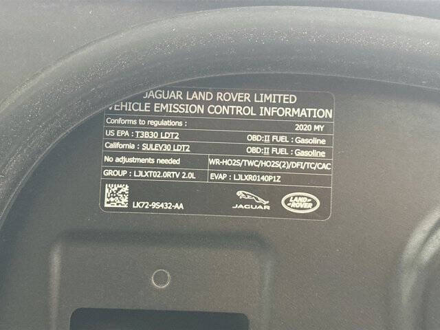 2020 Land Rover Range Rover Evoque R-Dynamic SE