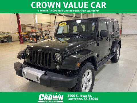 2015 Jeep Wrangler Unlimited for sale at Crown Automotive of Lawrence Kansas in Lawrence KS