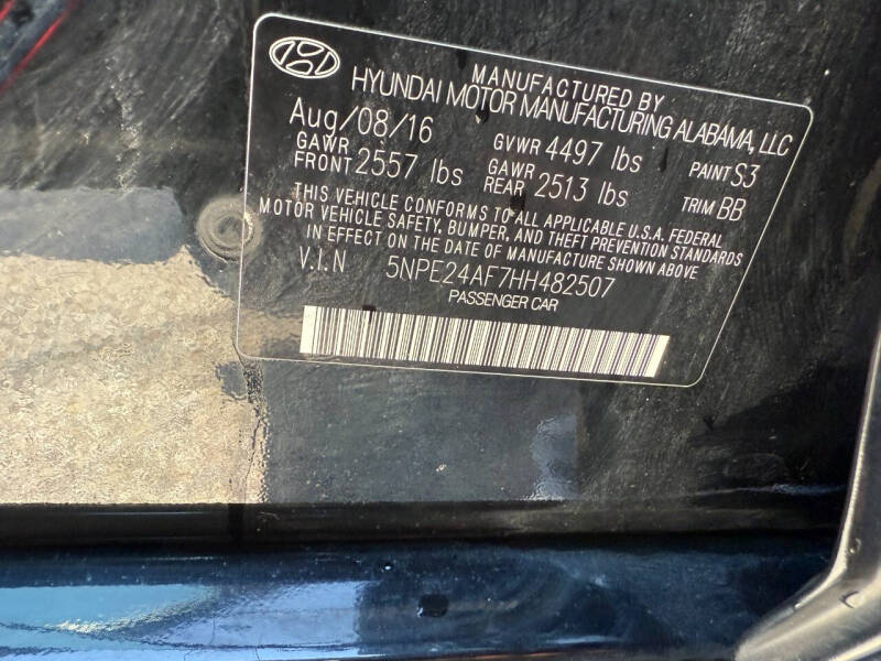 2017 Hyundai Sonata SE