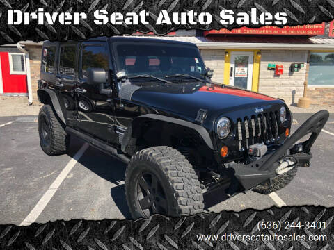2013 Jeep Wrangler Unlimited for sale at Driver Seat Auto Sales in Saint Charles MO
