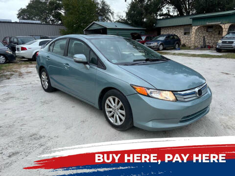 2012 Honda Civic for sale at Popular Imports Auto Sales - Popular Imports-InterLachen in Interlachehen FL