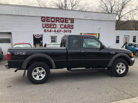 2002 Ford Ranger for sale at George's Used Cars Inc in Orbisonia PA