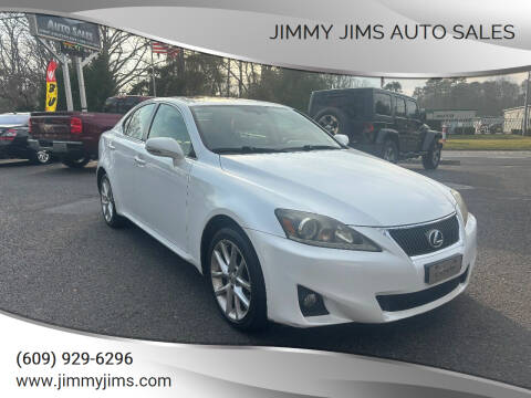2011 Lexus IS 250 for sale at Jimmy Jims Auto Sales in Tabernacle NJ