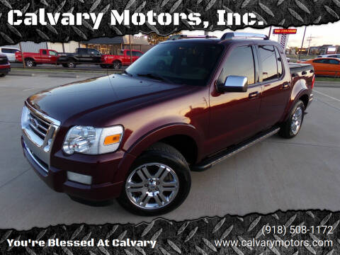 2008 Ford Explorer Sport Trac for sale at Calvary Motors, Inc. in Bixby OK