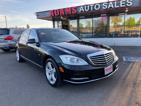 2012 Mercedes-Benz S-Class for sale at Adams Auto Sales CA in Sacramento CA