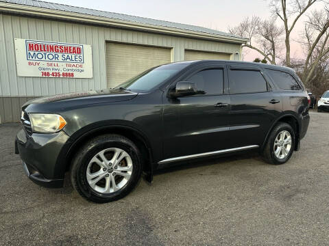 2011 Dodge Durango for sale at HOLLINGSHEAD MOTOR SALES in Cambridge OH