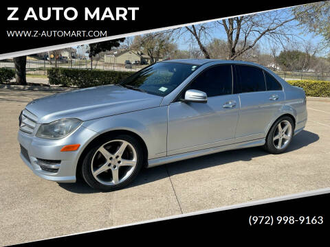 2013 Mercedes-Benz C-Class for sale at Z AUTO MART in Lewisville TX