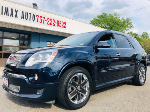 2012 GMC Acadia for sale at Trimax Auto Group in Norfolk VA