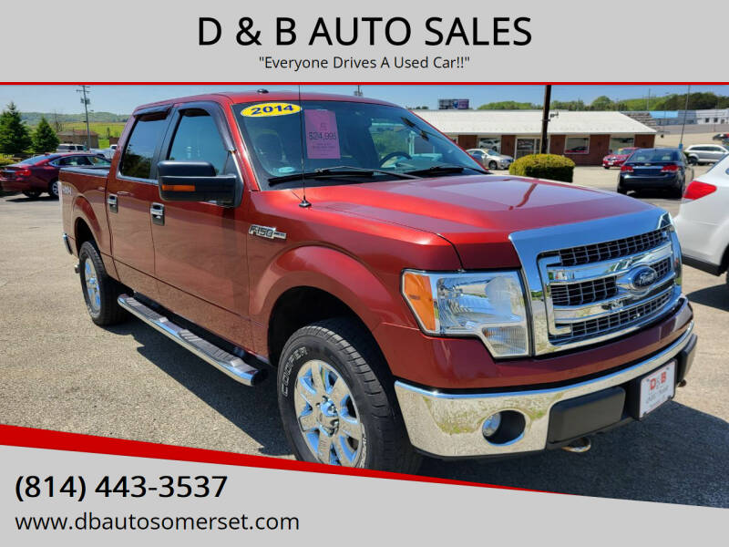 2014 Ford F-150 for sale at D & B AUTO SALES in Somerset PA