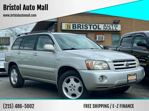 2005 Toyota Highlander for sale at Bristol Auto Mall in Levittown PA