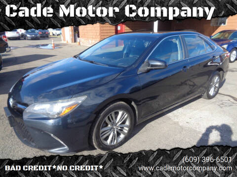2015 Toyota Camry for sale at Cade Motor Company in Lawrence Township NJ