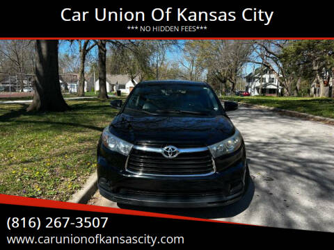 2016 Toyota Highlander for sale at Car Union Of Kansas City in Kansas City MO