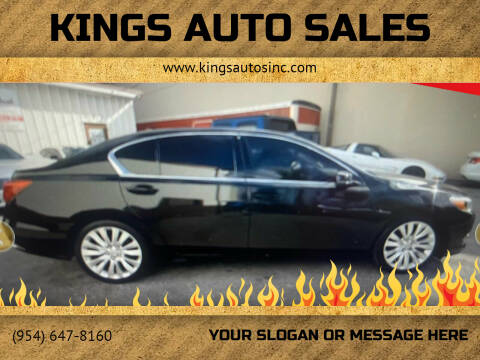 2014 Acura RLX for sale at KINGS AUTO SALES in Hollywood FL