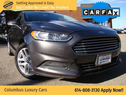 2016 Ford Fusion for sale at Columbus Luxury Cars in Columbus OH