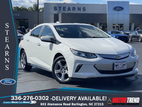 2018 Chevrolet Volt for sale at Stearns Ford in Burlington NC