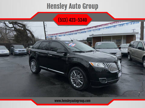 2012 Lincoln MKX for sale at Hensley Auto Group in Middletown OH